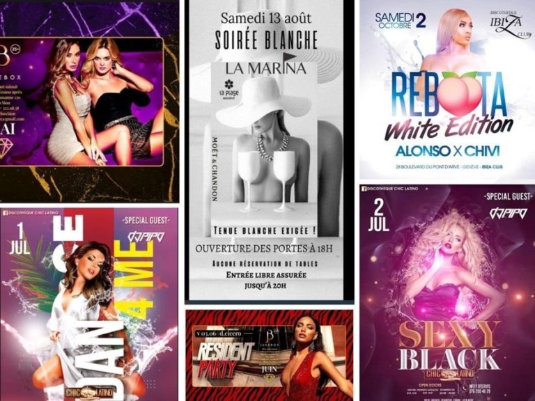 Analyse de publicités du monde de la nuit
